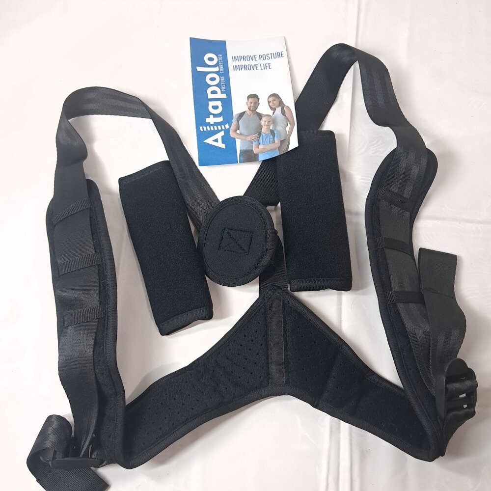 Altapolo Posture Corrector Upper Back Unisex Blac… - image 5
